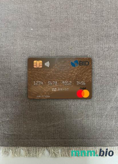 Dominican Republic Banco BID wygląd zdjęcia mastercard skan PSD + zdjęcie
